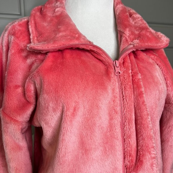 T by Talbots Pink Fleece Jacket - Picture 4 of 5